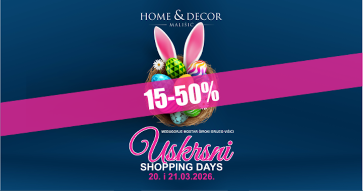 
Vikend velikih popusta u trgovinama Mališić HOME&DECOR