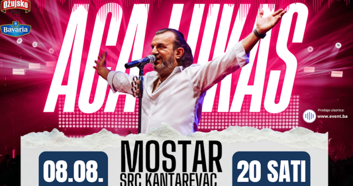 
Glazbeni spektakl u srcu Mostara: Aca Lukas stiže na Kantarevac!