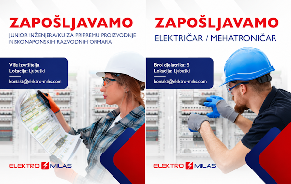 Elektro Milas zapošljava